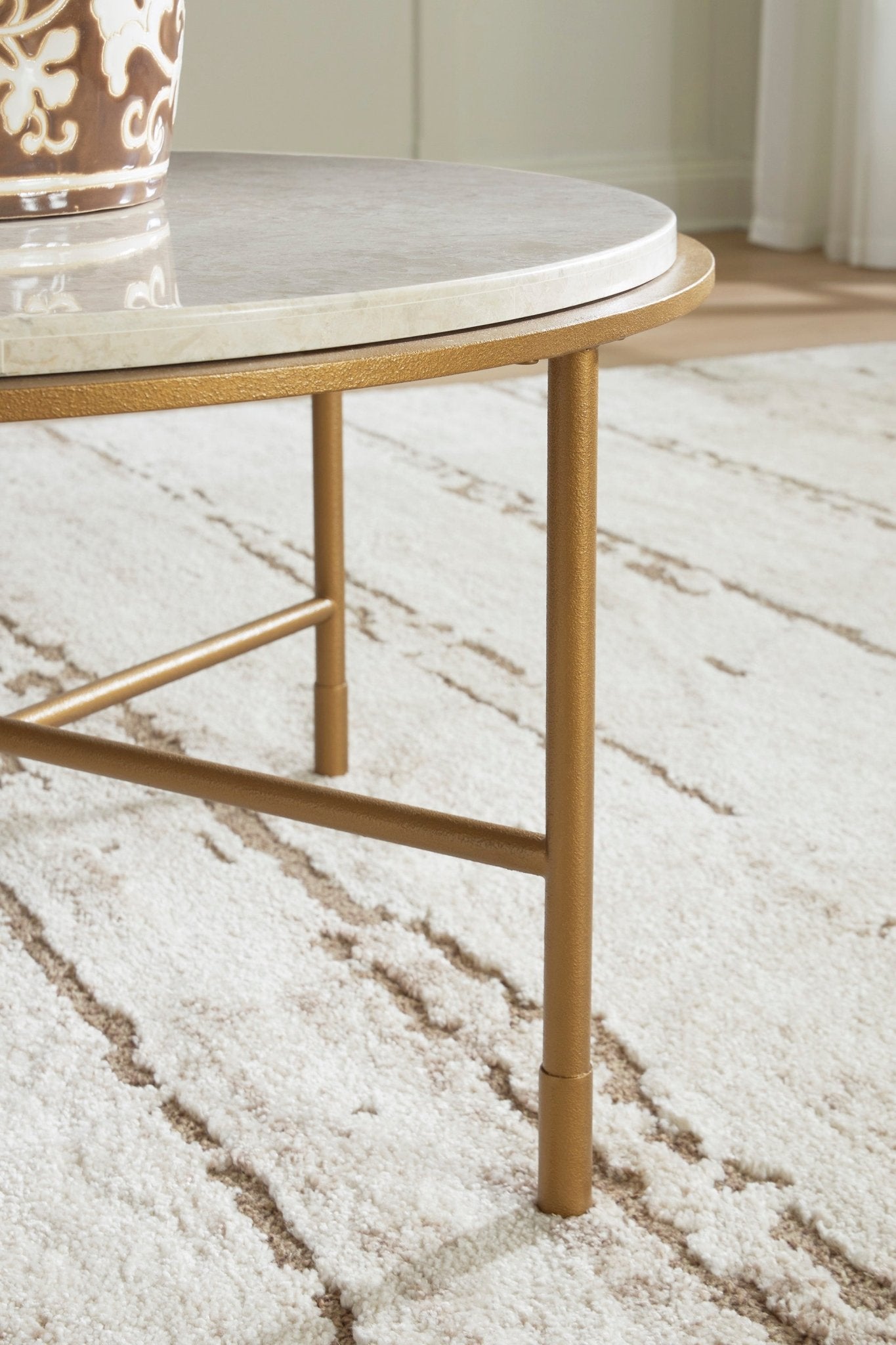 Alben Round Cocktail Table Set Table Sets| Ashley Homestore