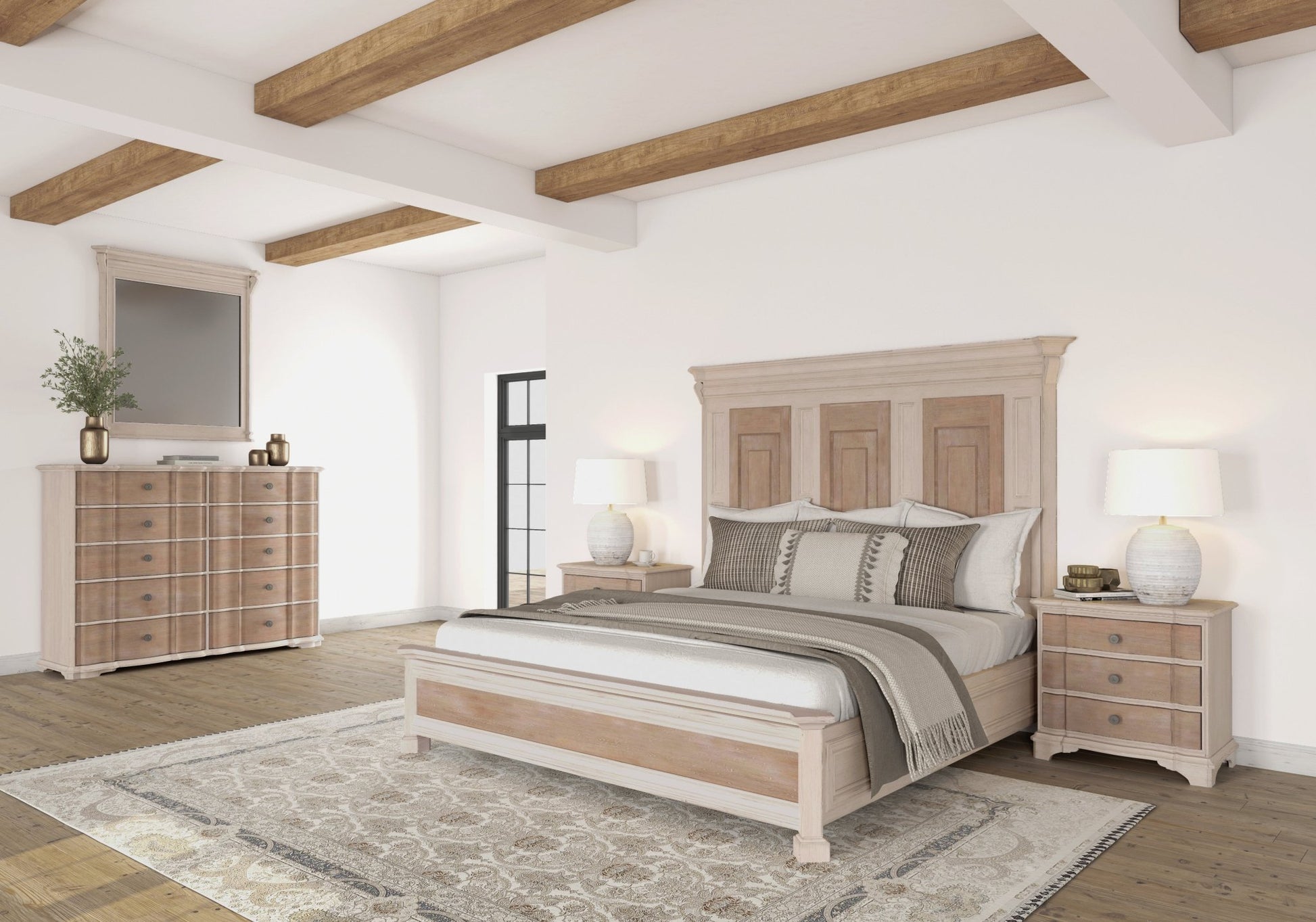 Alcove 6/0 California King Panel Bed Beds| A.R.T. Furniture