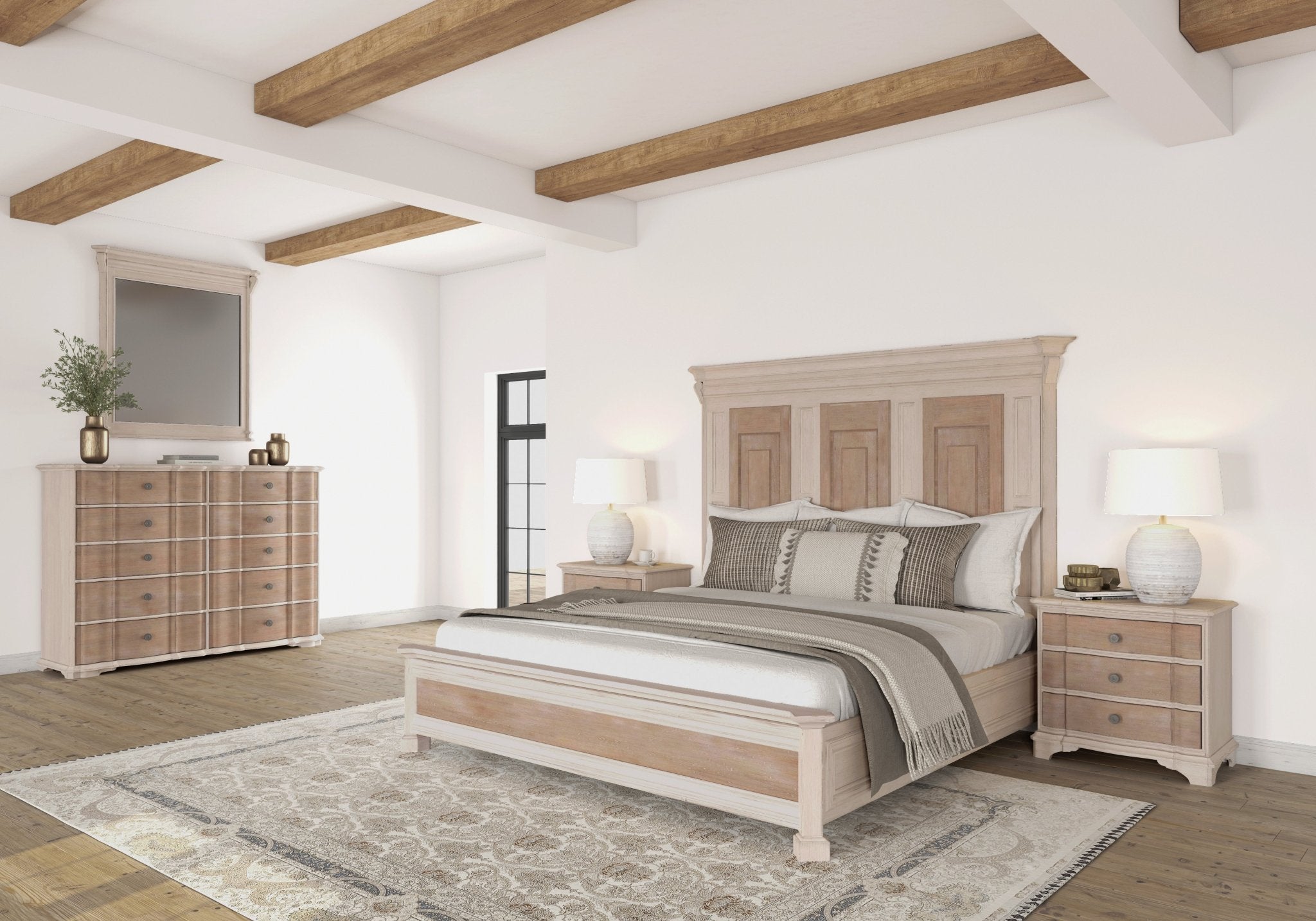 Alcove 6/0 California King Panel Bed Beds| A.R.T. Furniture