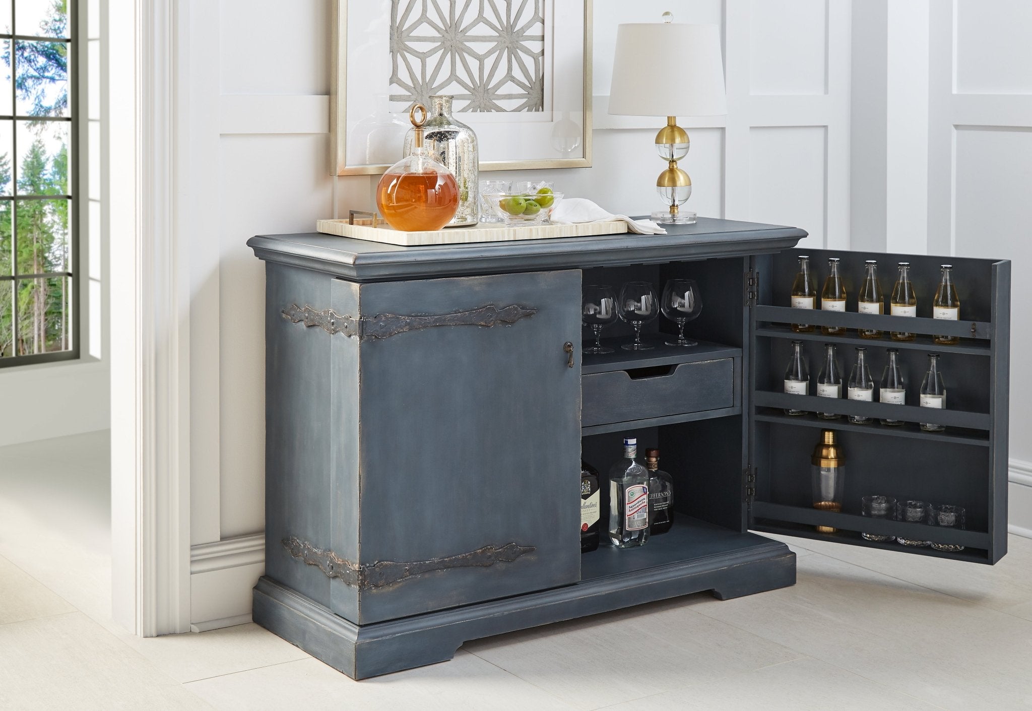 Alcove Bar Cabinet Cabinets & Chests| A.R.T. Furniture