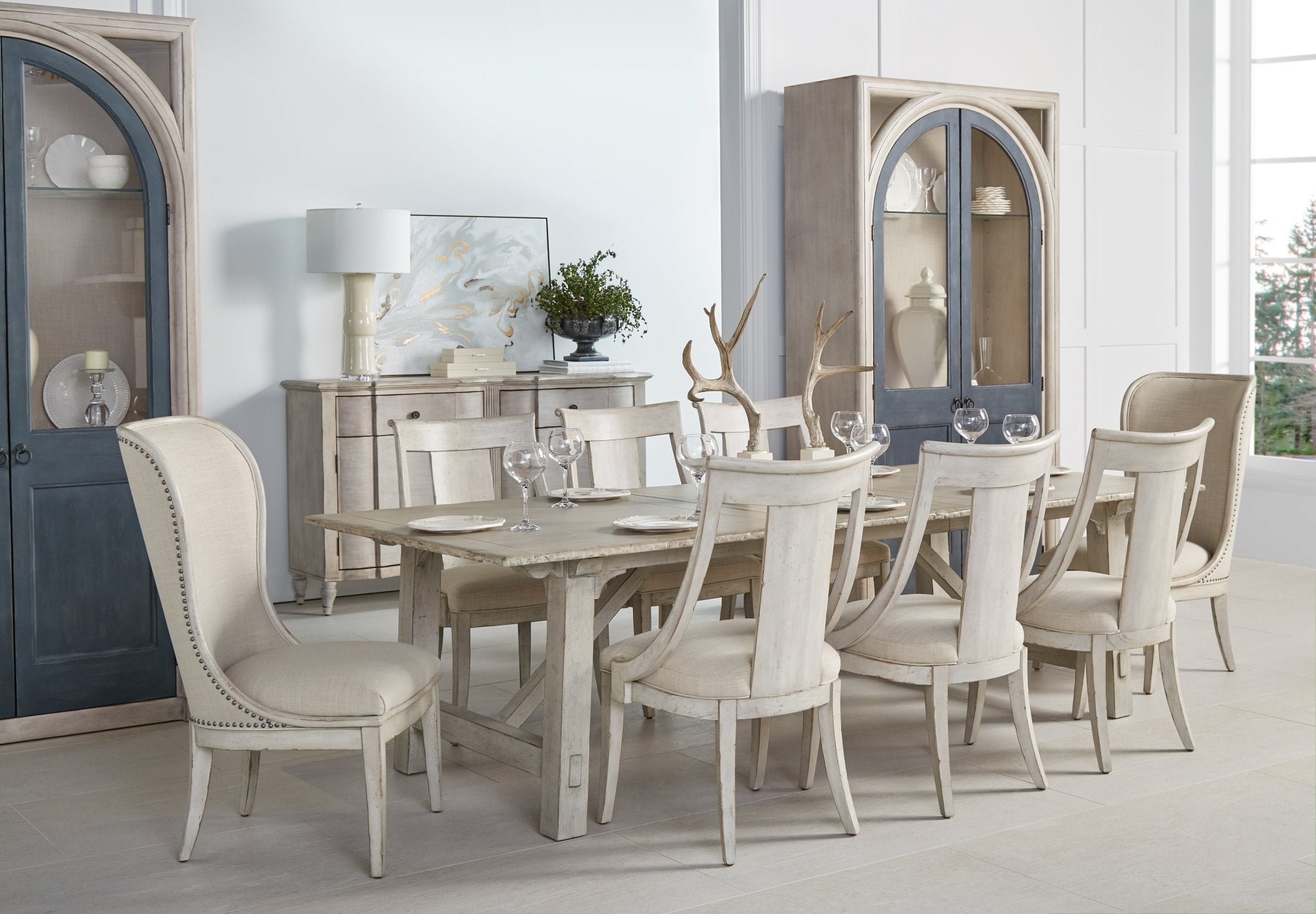Alcove Trestle Dining Table Dining Tables| A.R.T. Furniture