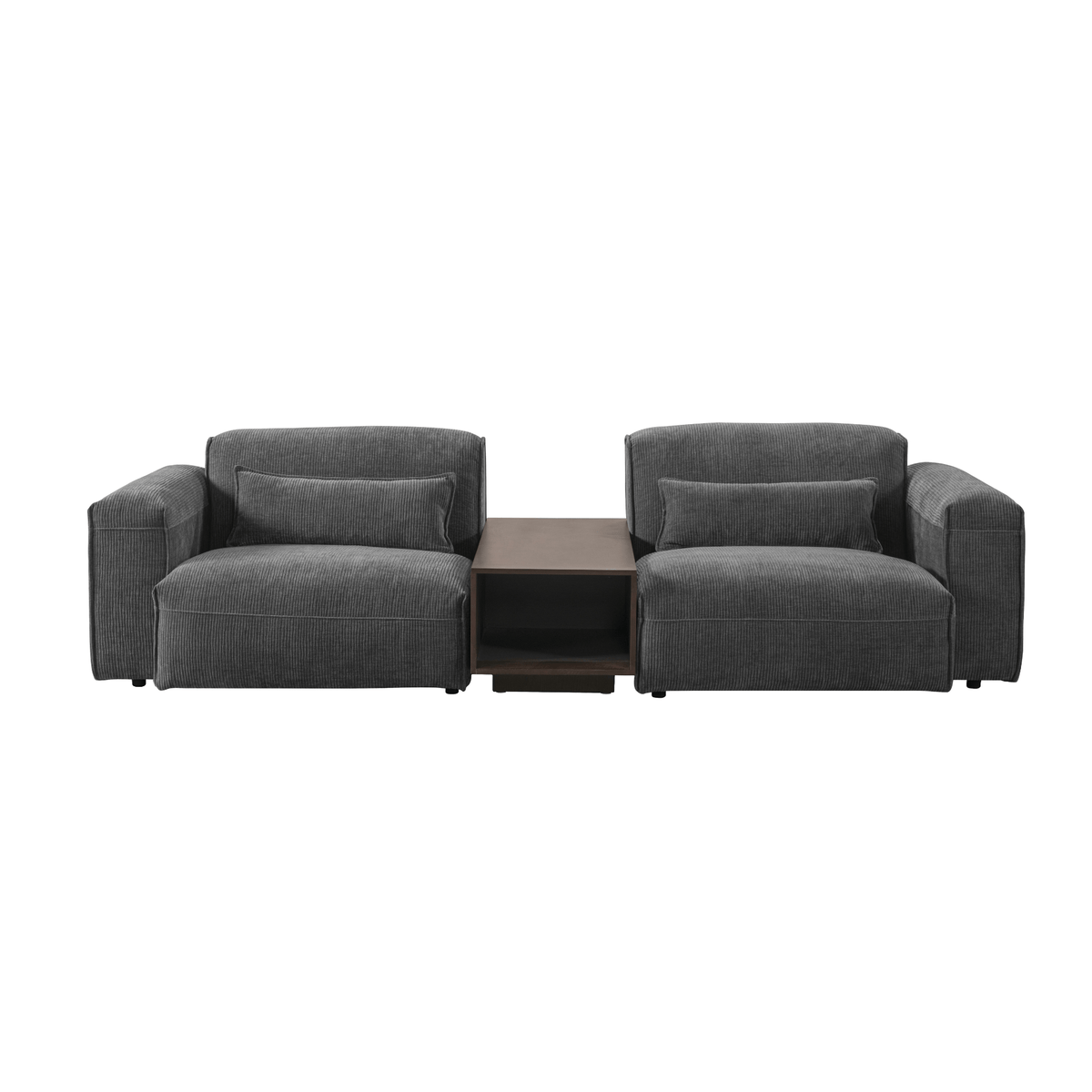AlDana black left arm facing seater Sectionals| Roots Furniture