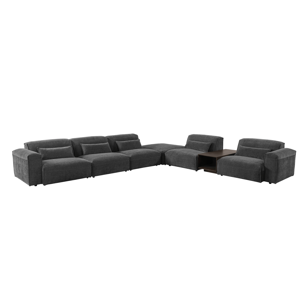 AlDana black Set Sectionals| Roots Furniture