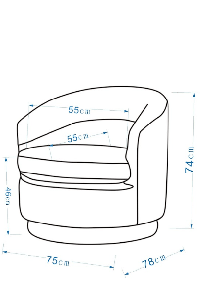 Alen Accent Chair - Al Rugaib Furniture