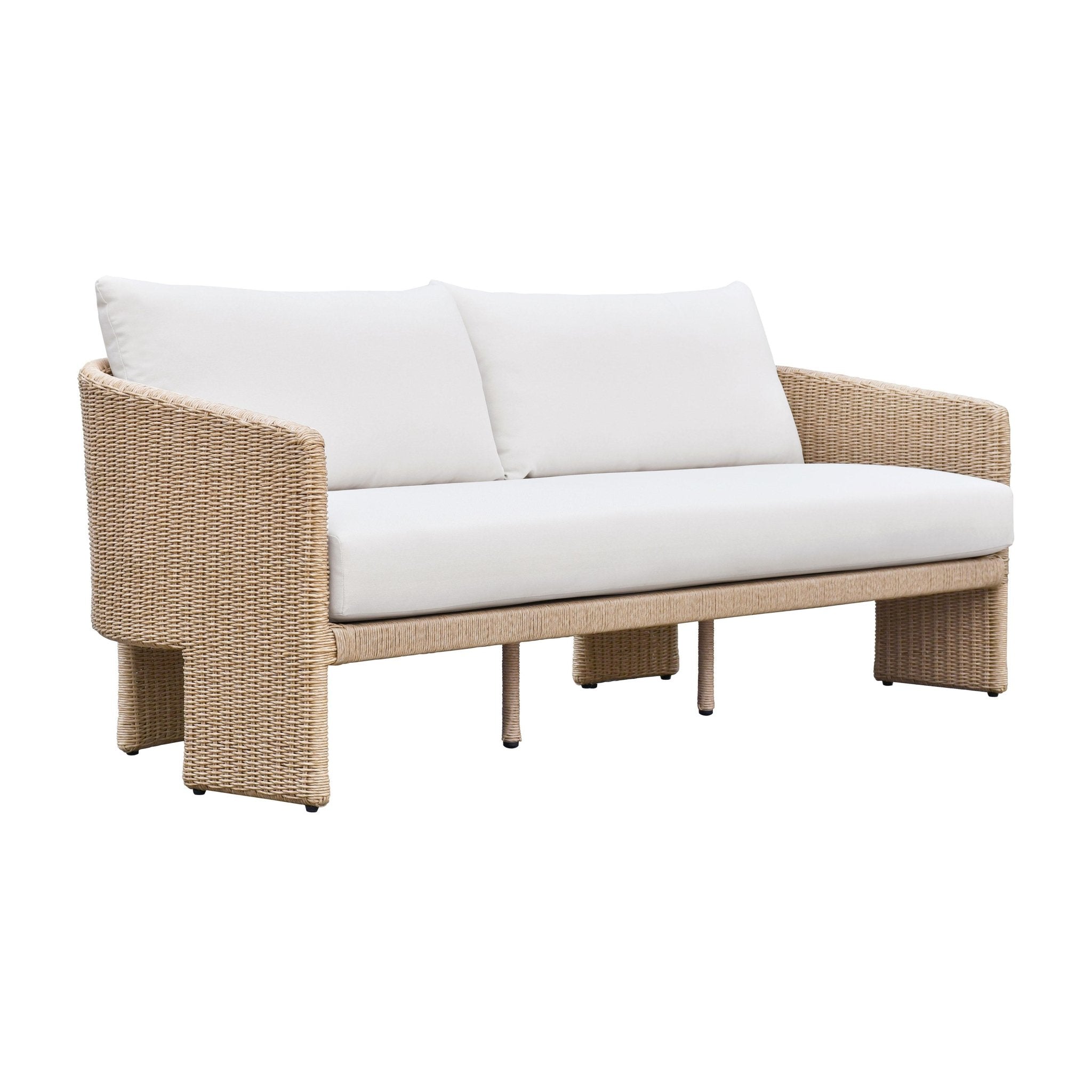 Alexa Cream Performance Fabric Outdoor Sofa Sofas & Loveseats| TOV