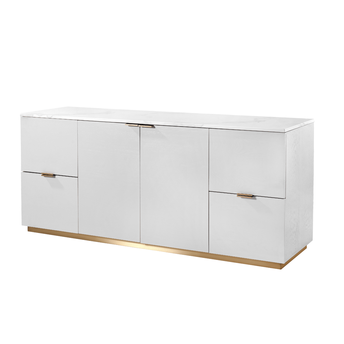 Alexa Dining Buffet - Silver