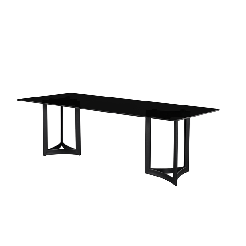 Alexa Glass Top Dining Table - Al Rugaib Furniture