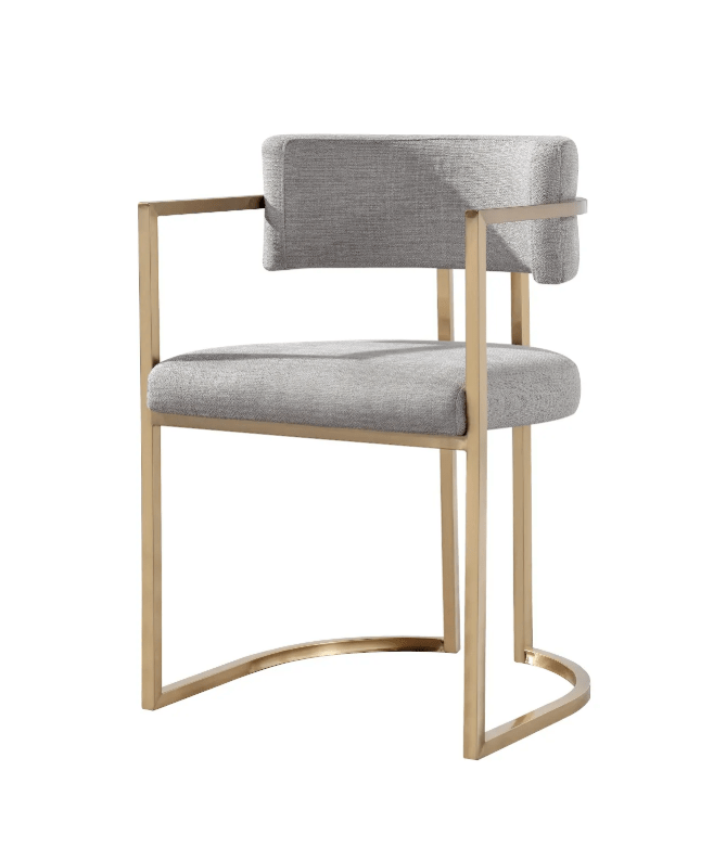 Alexa Grey Dining Chair - Al Rugaib Furniture
