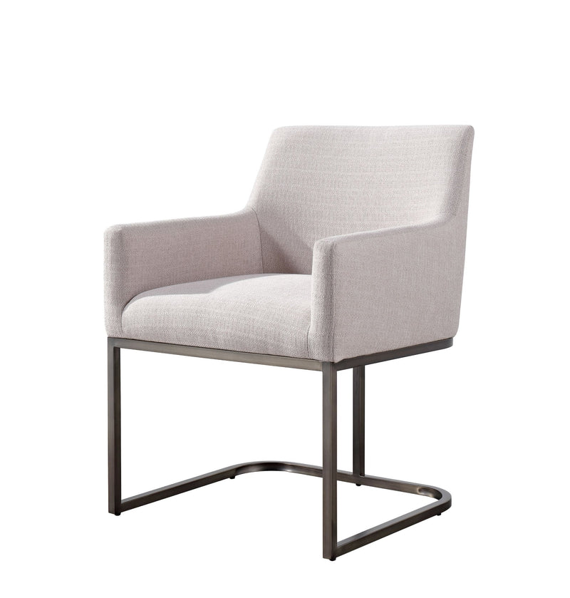 Alexa Light Beige Dining Chair - Al Rugaib Furniture