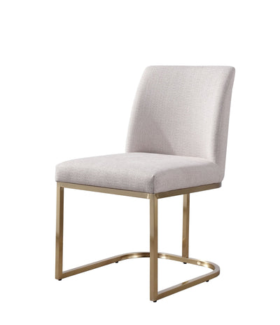 Alexa Light Beige Dining Chair - Al Rugaib Furniture