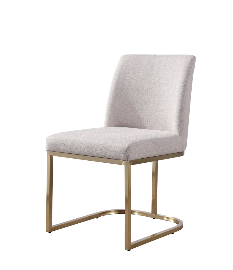 Alexa Light Beige Dining Chair - Al Rugaib Furniture