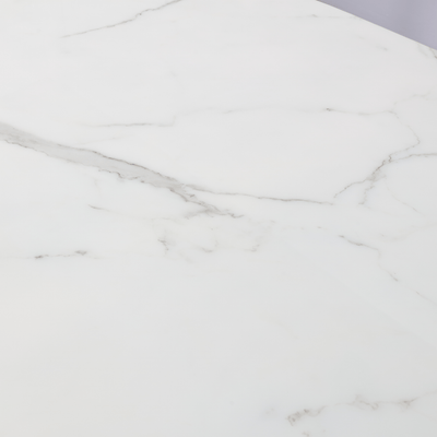 Alexa Oval Marble Dining Table - Al Rugaib Furniture