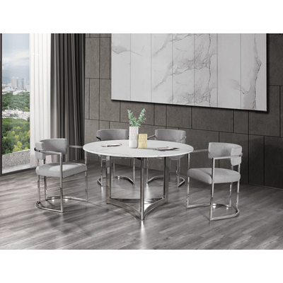 Alexa Round Dining Table - Al Rugaib Furniture
