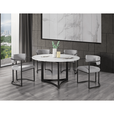 Alexa Round Dining Table - Al Rugaib Furniture