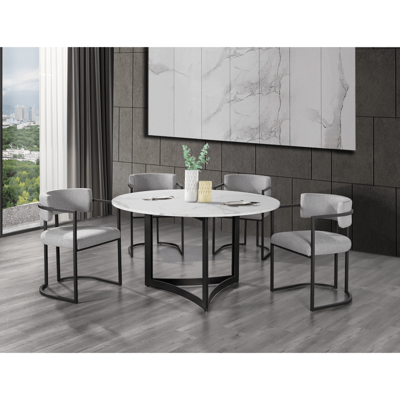 Alexa Round Dining Table - Al Rugaib Furniture