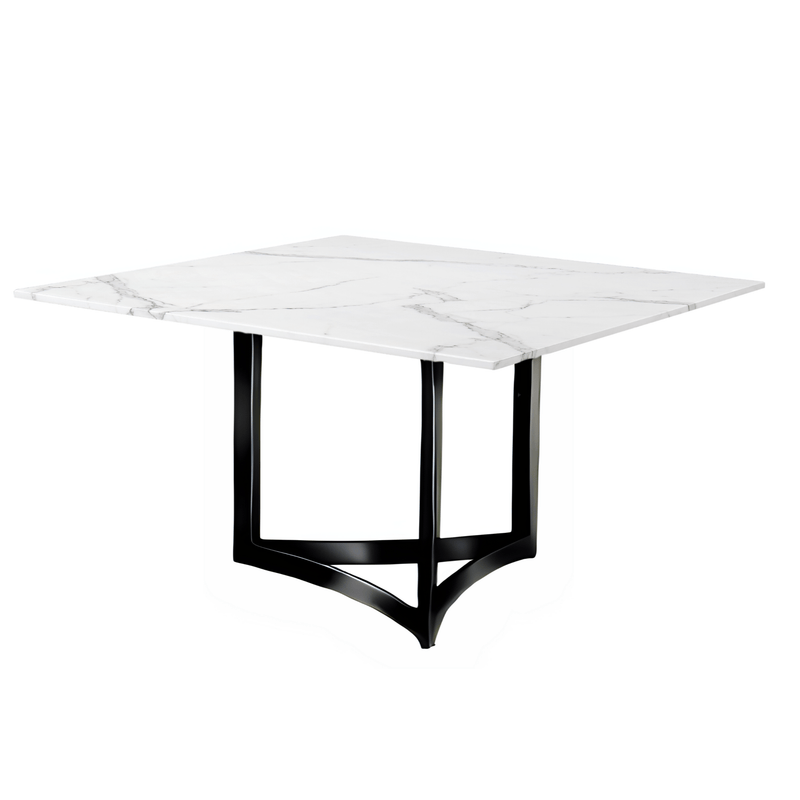 Alexa Square Marble Dining Table - Al Rugaib Furniture