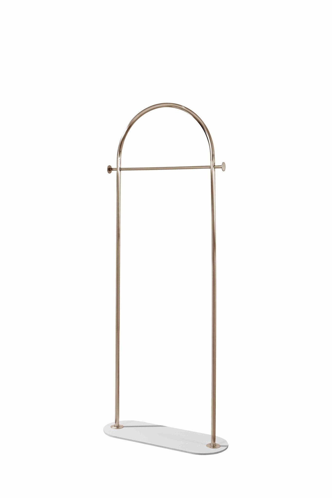 Alexa Stand in Gold Shelves| Roots Furniture