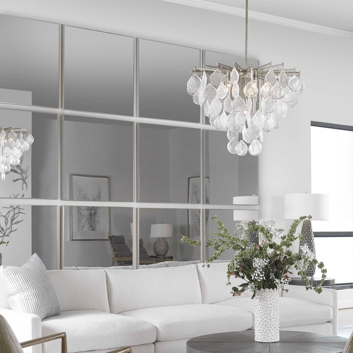 Alexo Silver Square Mirror Mirrors| Uttermost