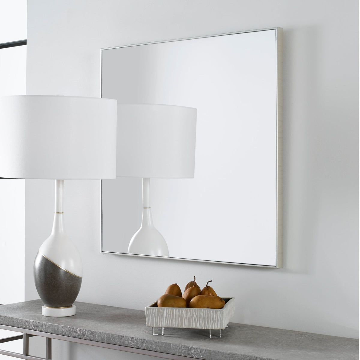 Alexo Silver Square Mirror Mirrors| Uttermost