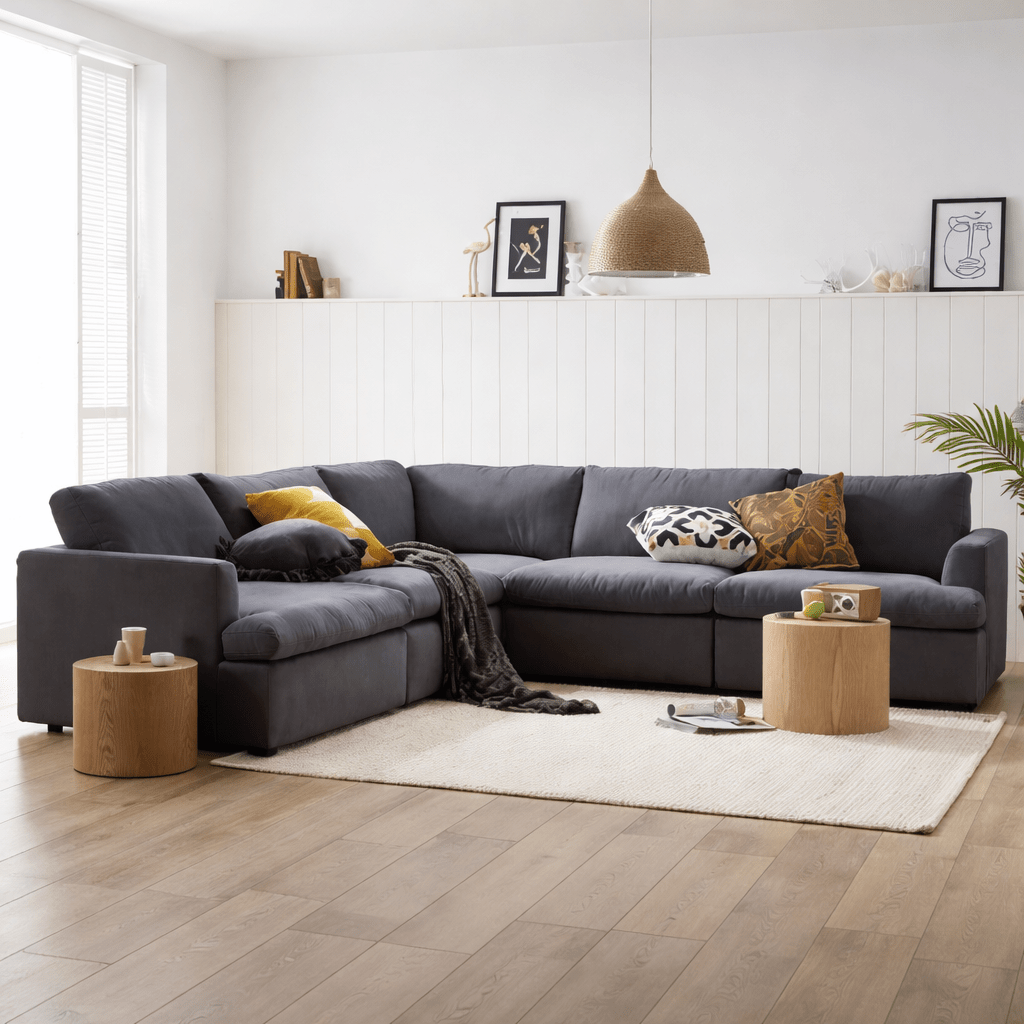 Alhome Corner sofa, size 300x300x95x90 cm - grey - AL-317 Sofas & Loveseats| Alhome