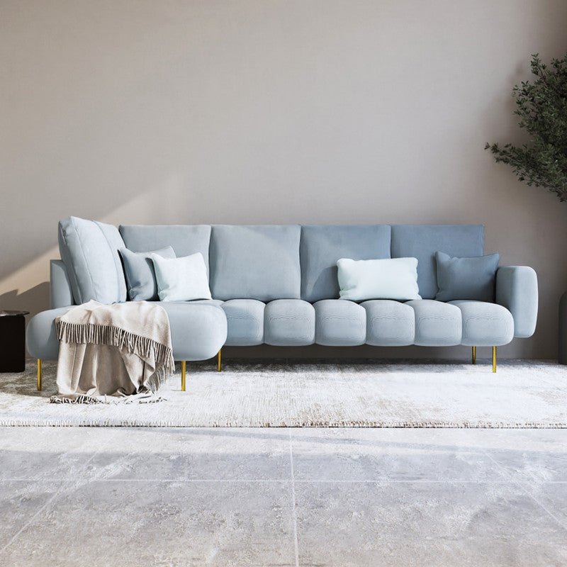 Alhome L - Shape Corner Sofa, Size 85 x 180 x 85 x 250 cm - a - Al Rugaib Furniture