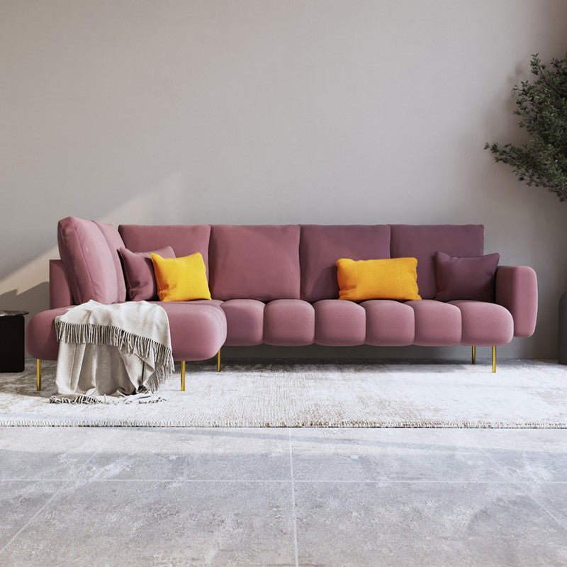 Alhome L - Shape Corner Sofa, Size 85 x 180 x 85 x 250 cm - a - Al Rugaib Furniture
