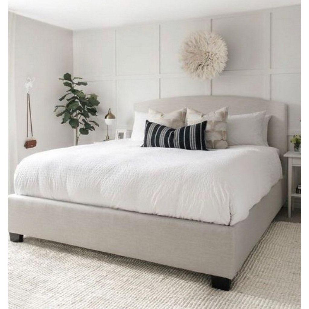Alhome Linen Bed Beds| Alhome