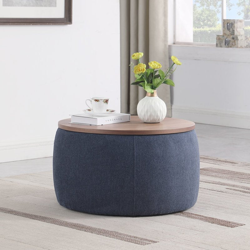 Alhome Linen Pouf(60x45x45) Ottomans| Alhome