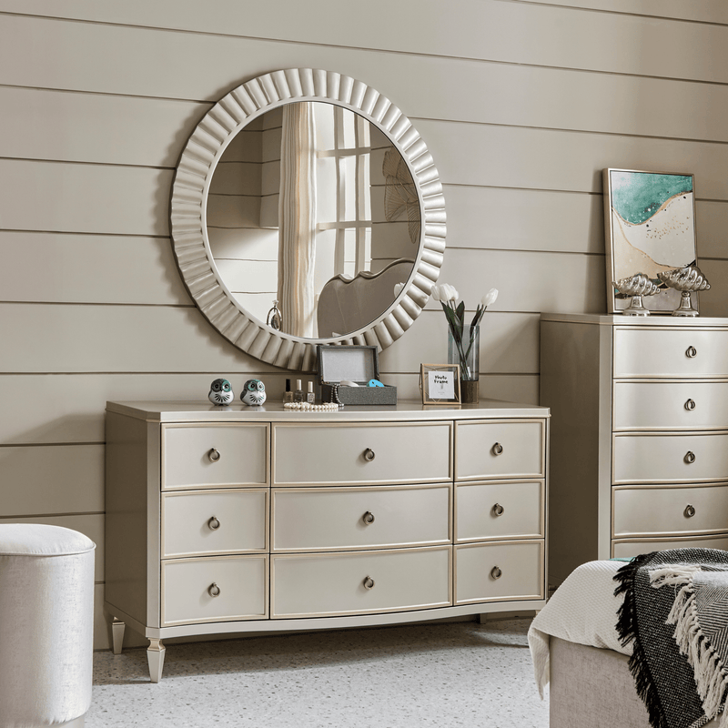 Alice King Bedroom with Two Free Gift GLASS TABLE LAMP - Al Rugaib Furniture