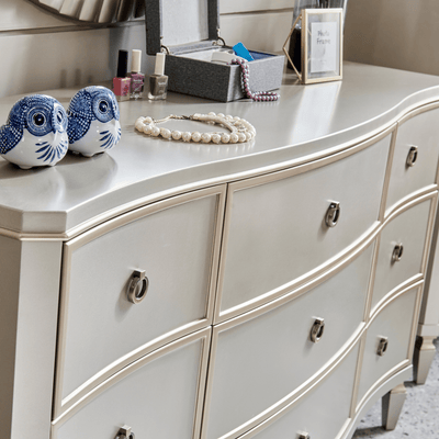 Alice King Bedroom with Two Free Gift GLASS TABLE LAMP - Al Rugaib Furniture