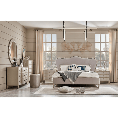 Alice King Bedroom with Two Free Gift GLASS TABLE LAMP - Al Rugaib Furniture