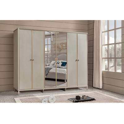 Alice King Bedroom with Two Free Gift GLASS TABLE LAMP - Al Rugaib Furniture