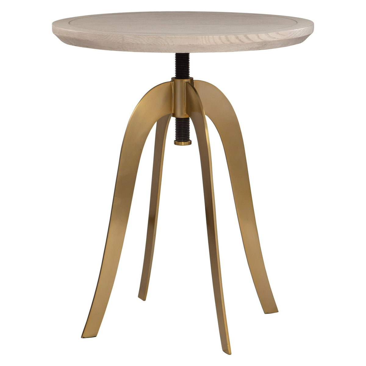 Alice Oak Adjustable Accent Table Accent & End Tables| Uttermost