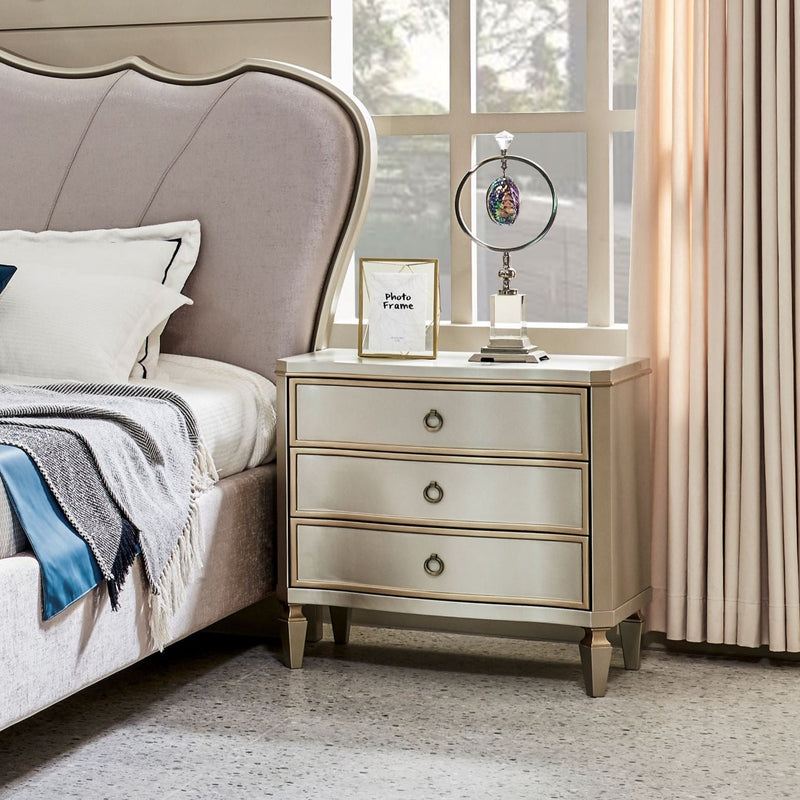 Alice Wirless Charegr Night Stand - Al Rugaib Furniture