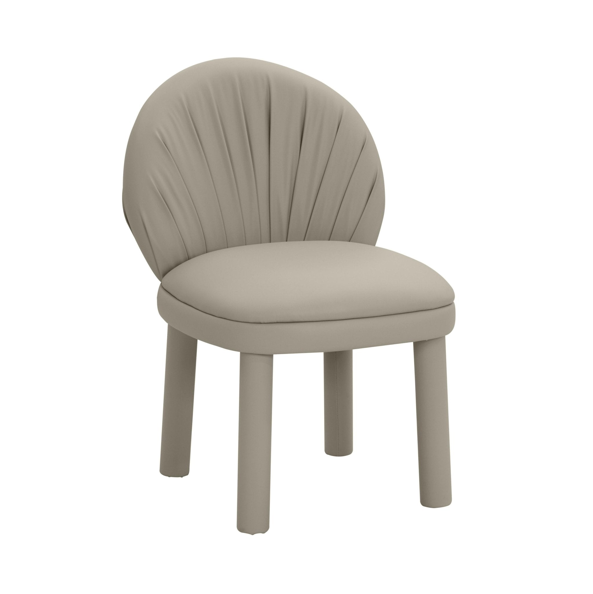 Aliyah Grey Vegan Leather Dining Chair Dining Chairs| TOV