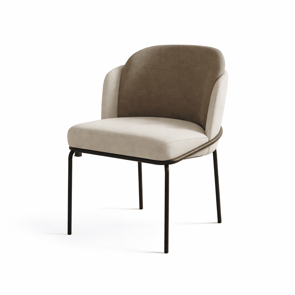 All Fabric Matte Black Dining Chair Dining Chairs| Roots Furniture