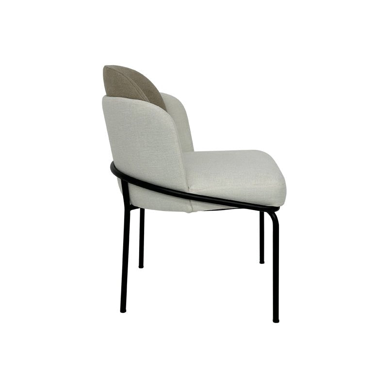 All Fabric Matte Black Dining Chair Dining Chairs| Roots Furniture