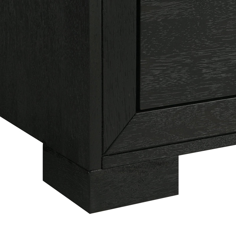 Allan 6 - Drawer Dresser in Black - Al Rugaib Furniture