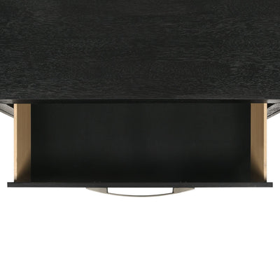 Allan 6 - Drawer Dresser in Black - Al Rugaib Furniture