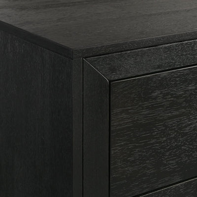 Allan 6 - Drawer Dresser in Black - Al Rugaib Furniture