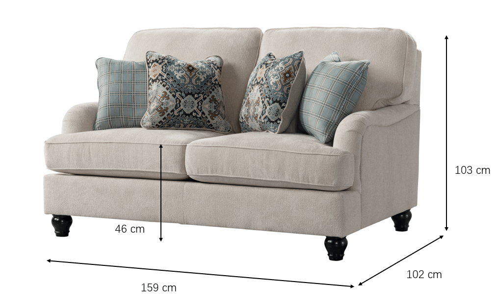 Alma Beige Loveseat Sofas & Loveseats| Roots Furniture