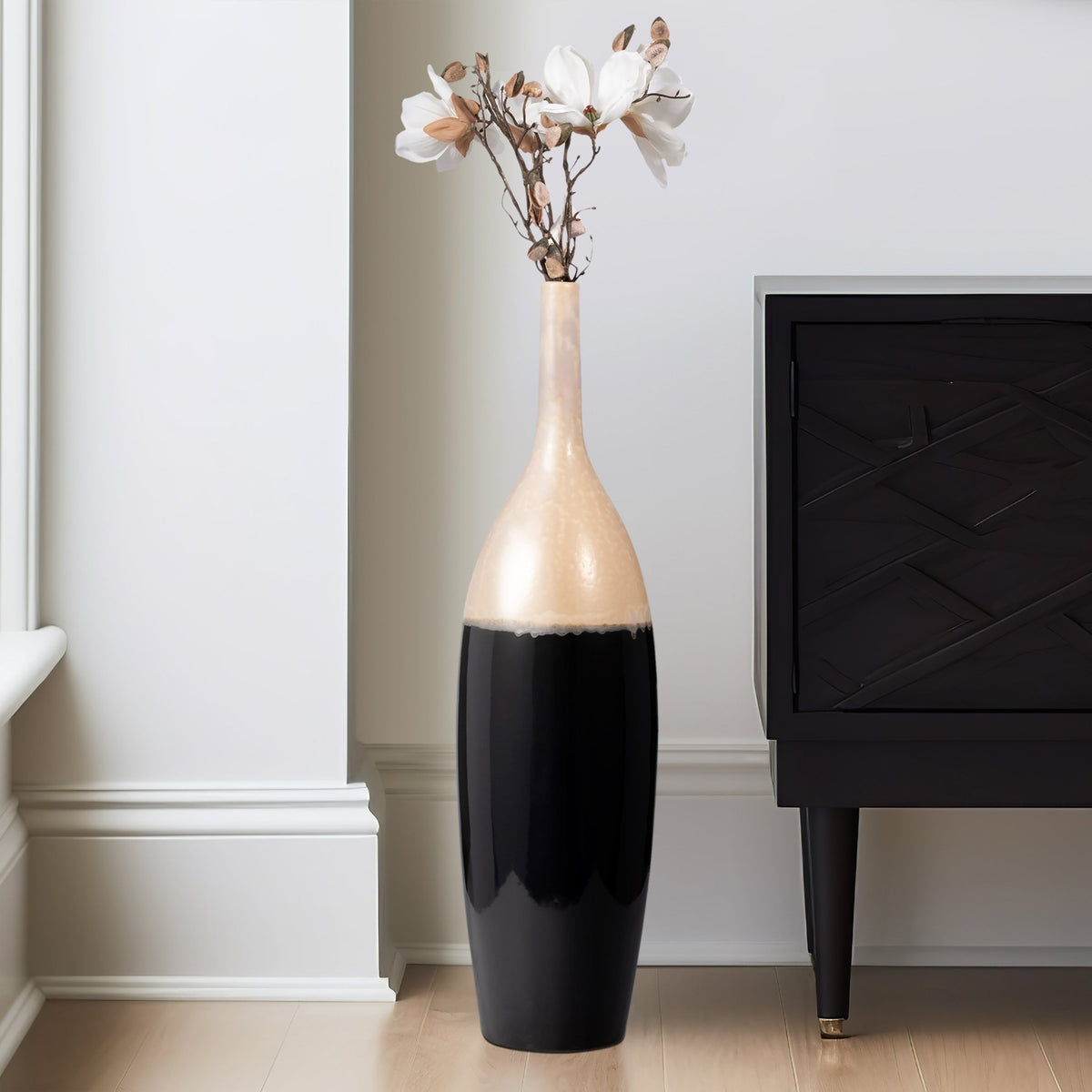 ALONDRA CERAMIC FLOOR VASE Vases and Jars| Sagebrook Home