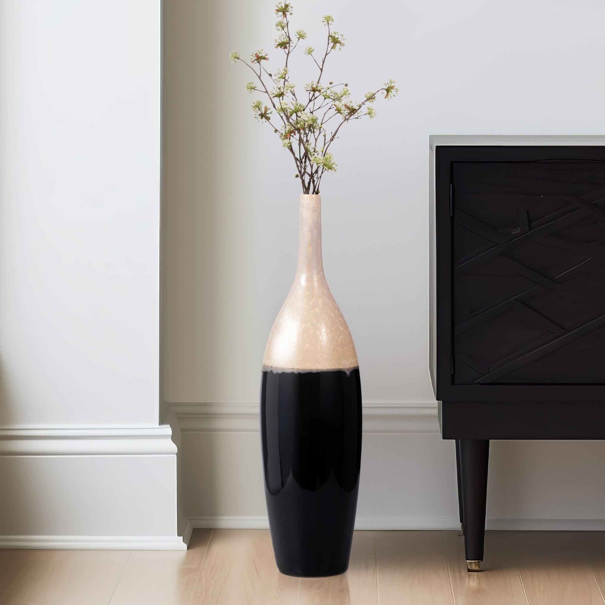 ALONDRA CERAMIC FLOOR VASE Vases and Jars| Sagebrook Home