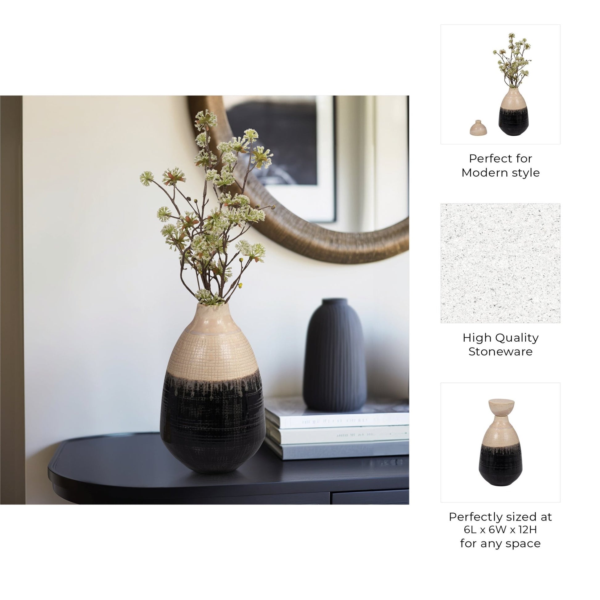 ALONDRA CERAMIC LIDDED JAR Vases and Jars| Sagebrook Home