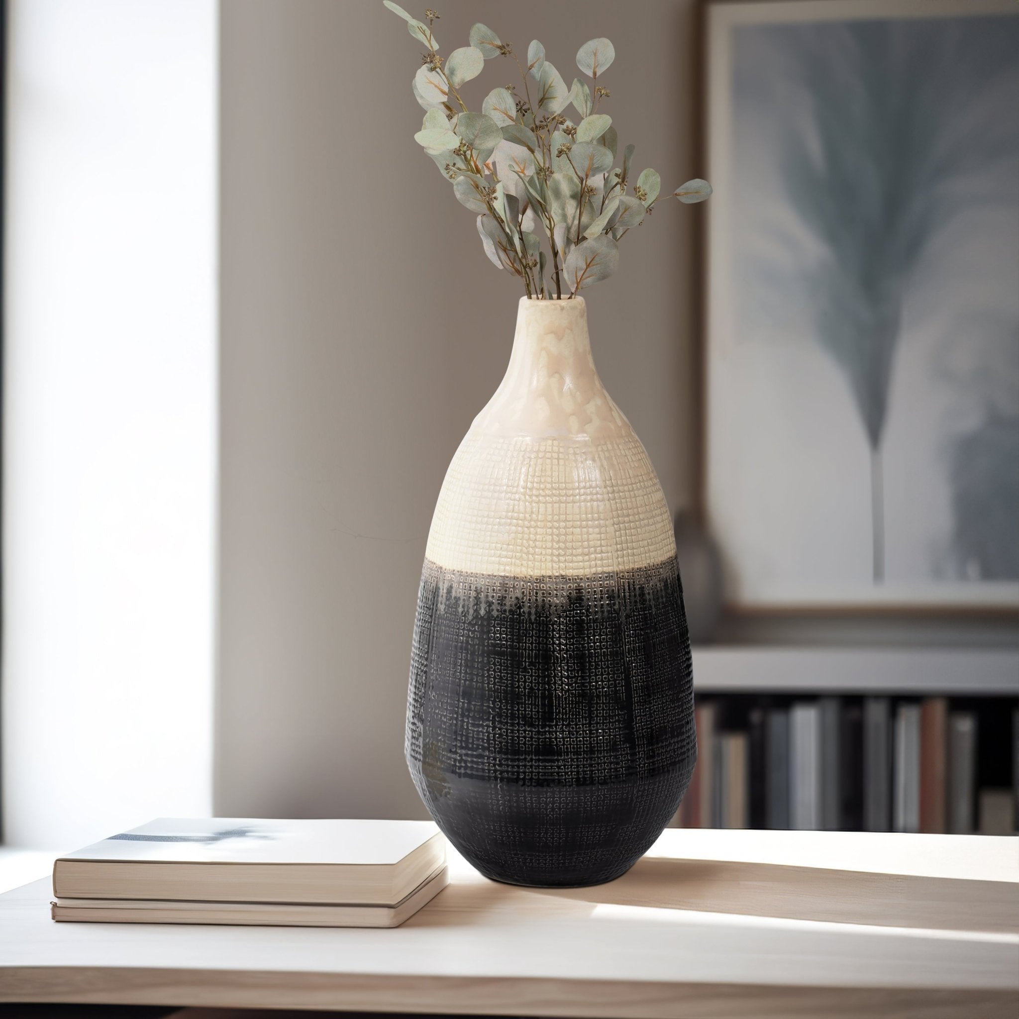 ALONDRA CERAMIC LIDDED JAR Vases and Jars| Sagebrook Home