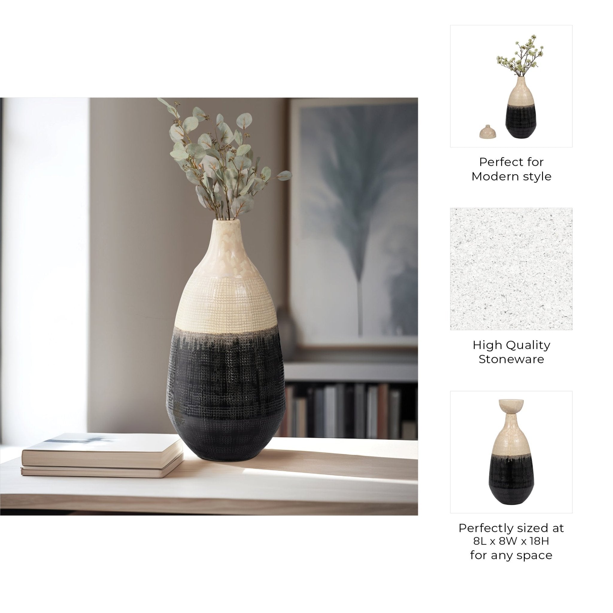 ALONDRA CERAMIC LIDDED JAR Vases and Jars| Sagebrook Home