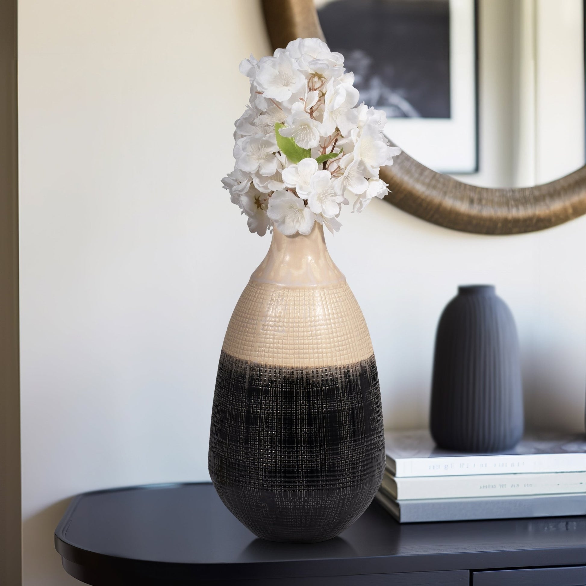 ALONDRA CERAMIC LIDDED JAR Vases and Jars| Sagebrook Home