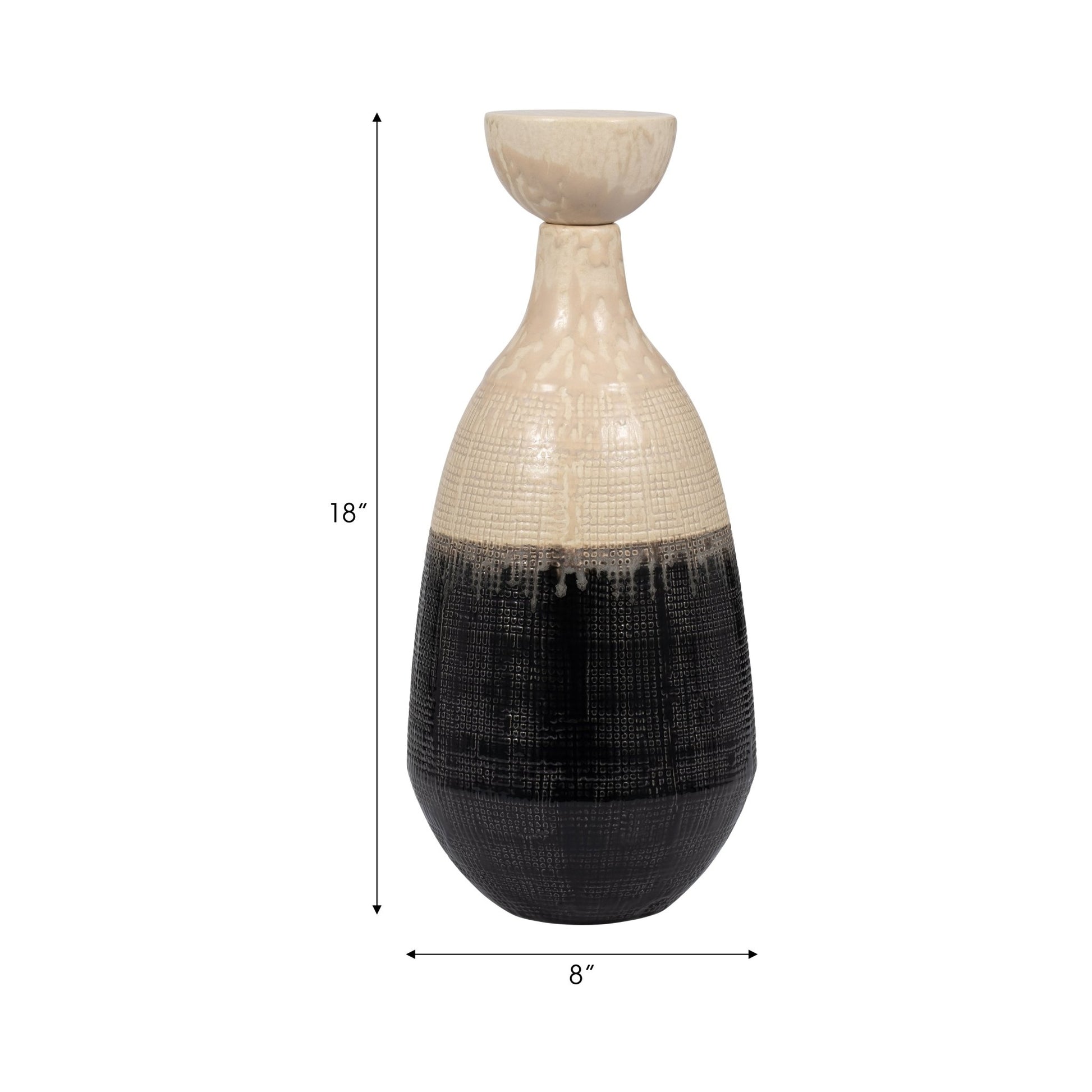 ALONDRA CERAMIC LIDDED JAR Vases and Jars| Sagebrook Home