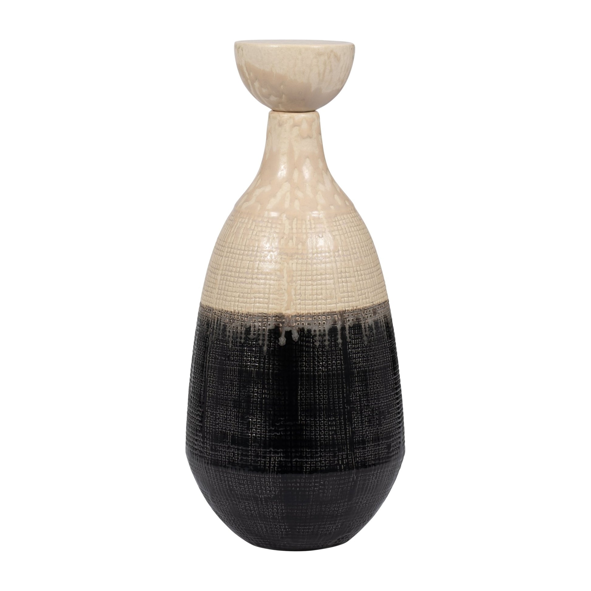 ALONDRA CERAMIC LIDDED JAR Vases and Jars| Sagebrook Home