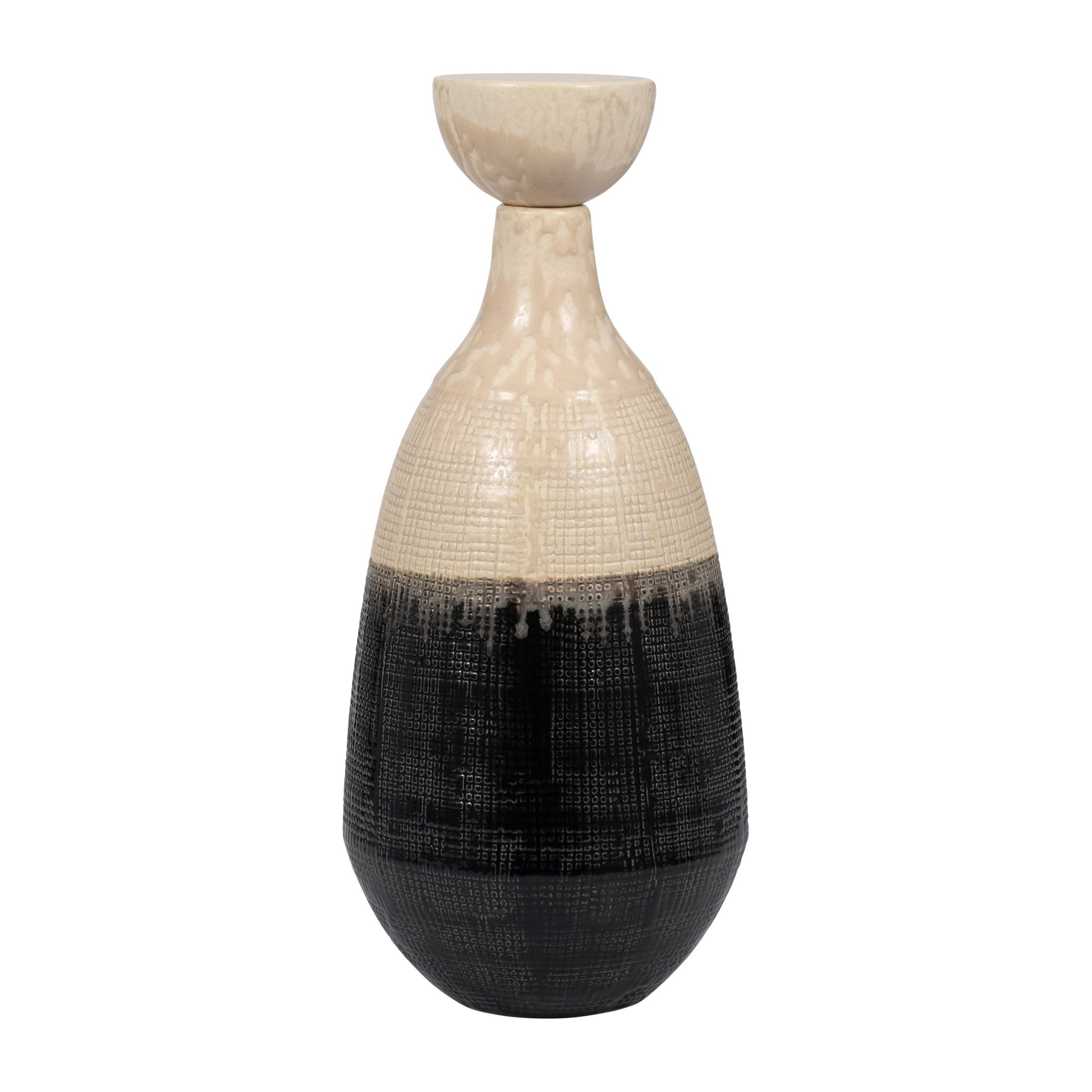 ALONDRA CERAMIC LIDDED JAR Vases and Jars| Sagebrook Home